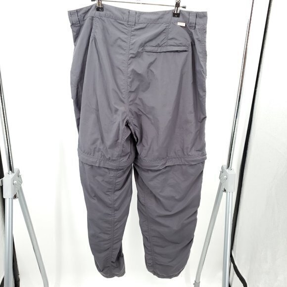 Men's Marmot Convertible Nylon Hiking Shorts/Pants L/36"W/31"L Gray - Picture 2 of 16